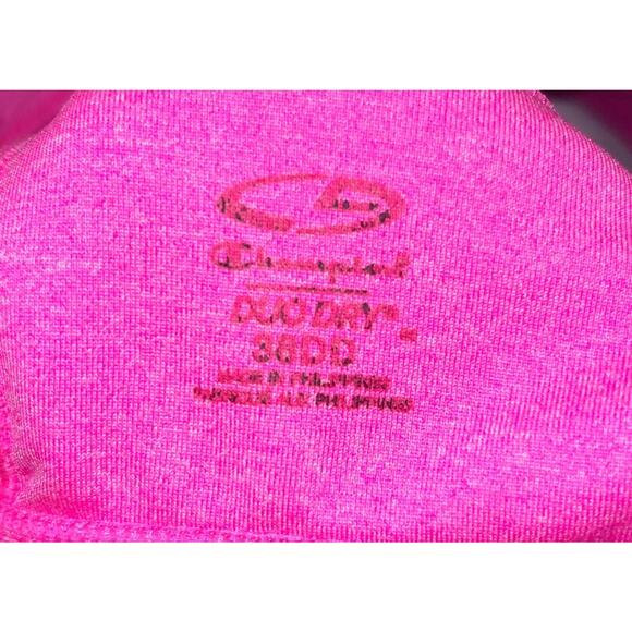 CHAMPION DUO DRY 38DD Bright Pink Wire Free Support Sports Bra - Picture 5 of 5